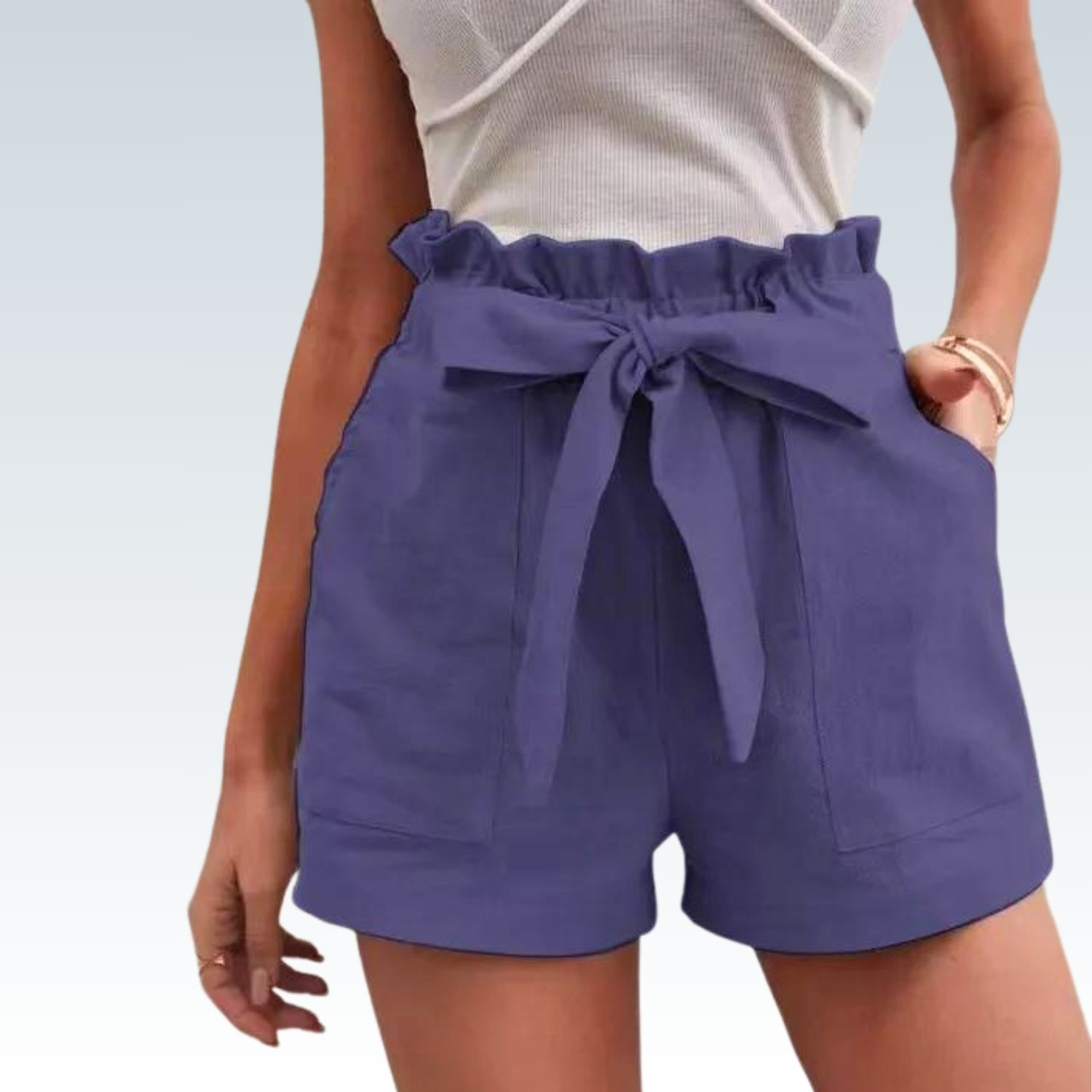 Linen Shorts.