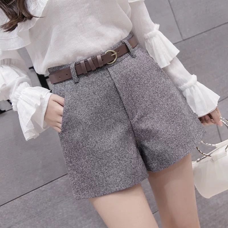 High-Waist Dress Shorts | Women's Wide-Leg Fashion Bottoms