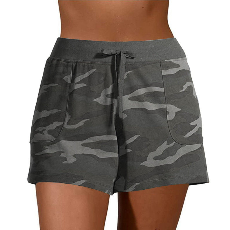 Comfy Camo Shorts⎥Relaxed-Fit Camouflage Shorts for Women