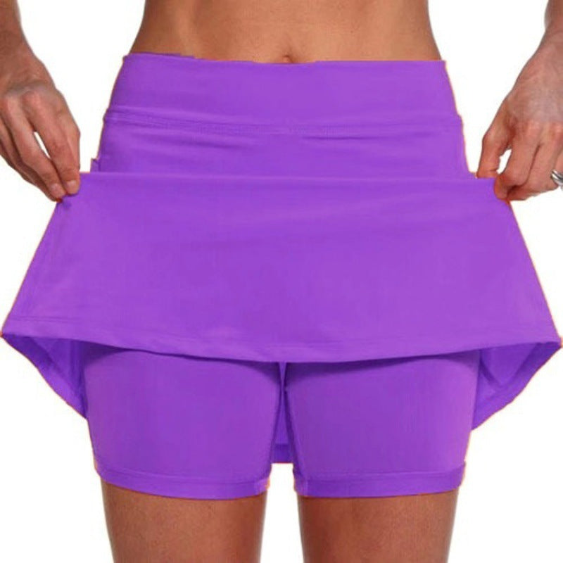 Athletic A-Line Skort for Women⎥Stylish Fake Two-Piece Shorts with Pockets