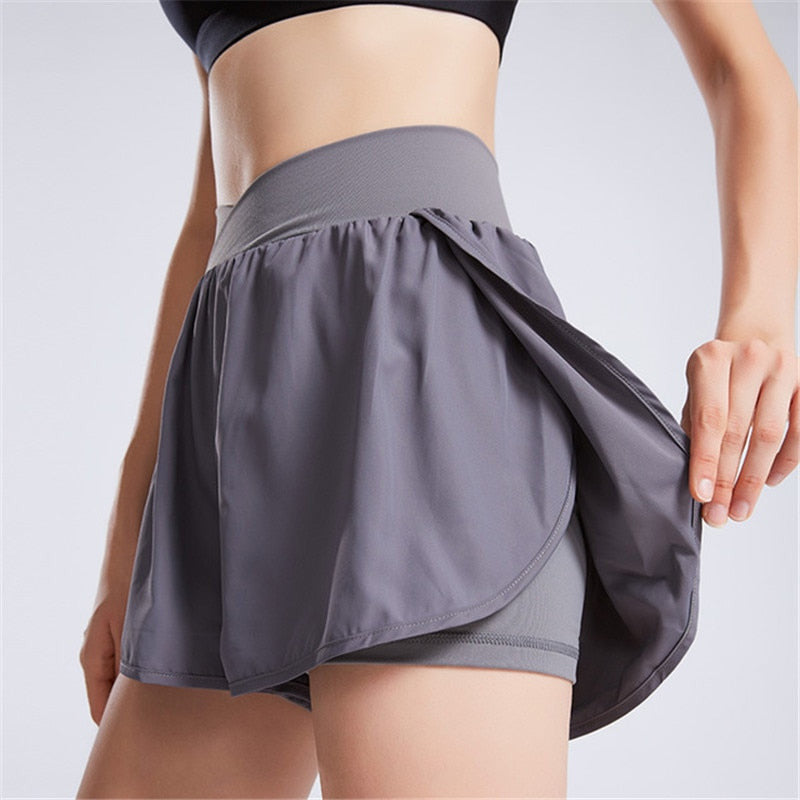 Active Airflow Running Shorts | Quick-Dry Performance Fabric with Hidden Stretch Shorts for Women