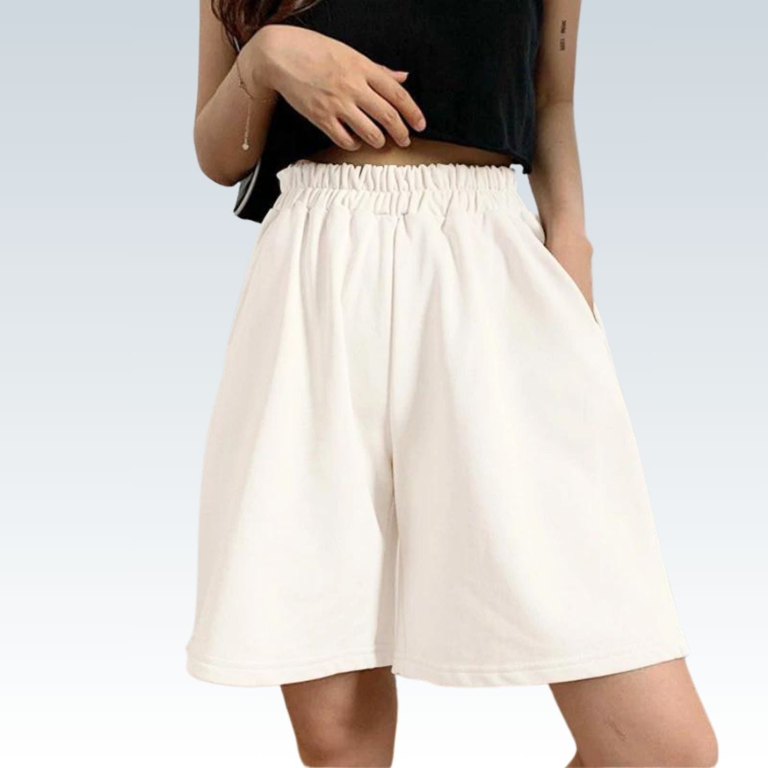 Korean Style Elastic Casual Shorts⎥Harajuku Loose Fit Shorts for Women