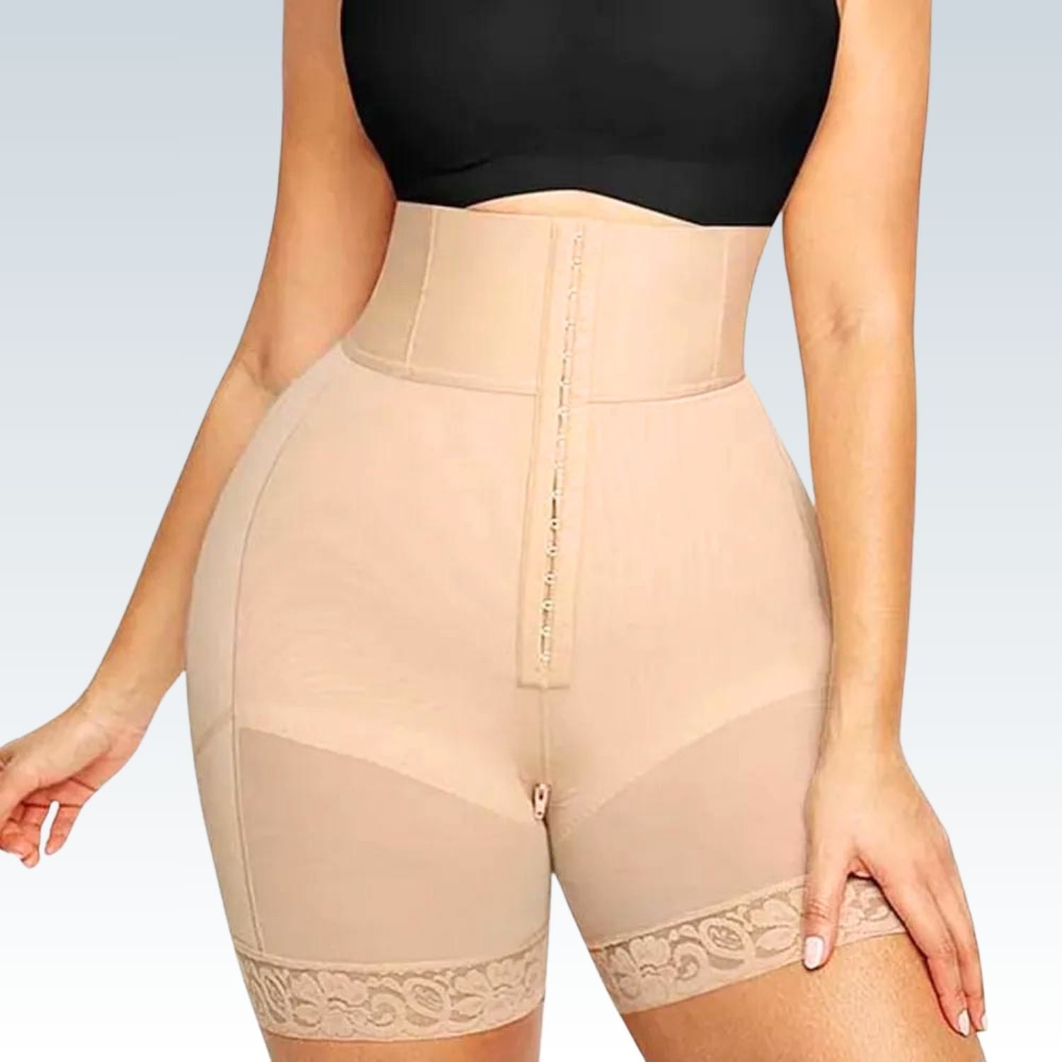 High Waist Tummy Control Booty Shorts⎥3-Boned Women's Shaping Underwear