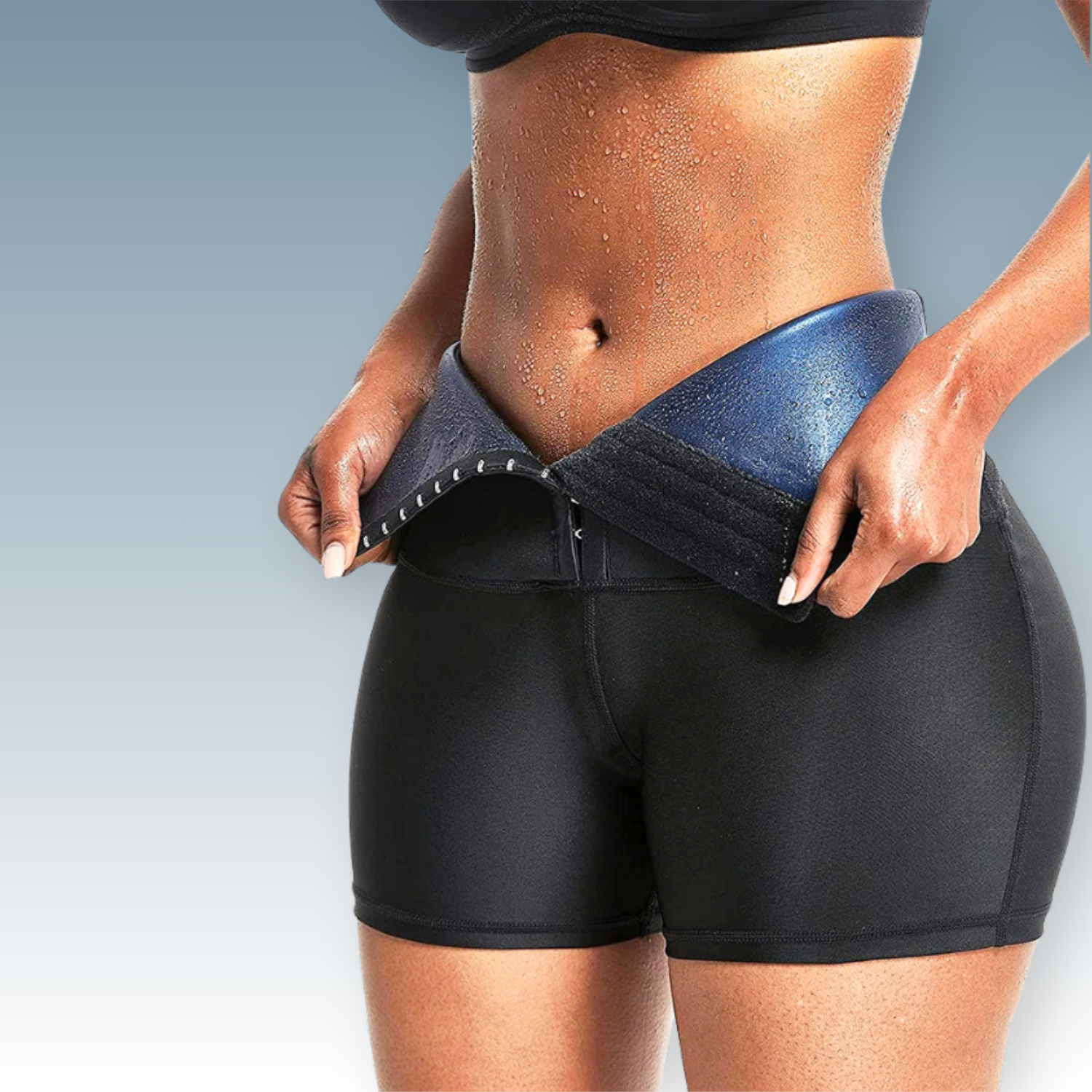 Slimming Sauna Body Shaper Shorts ⎥ High Waist Thermo Sweat Shorts