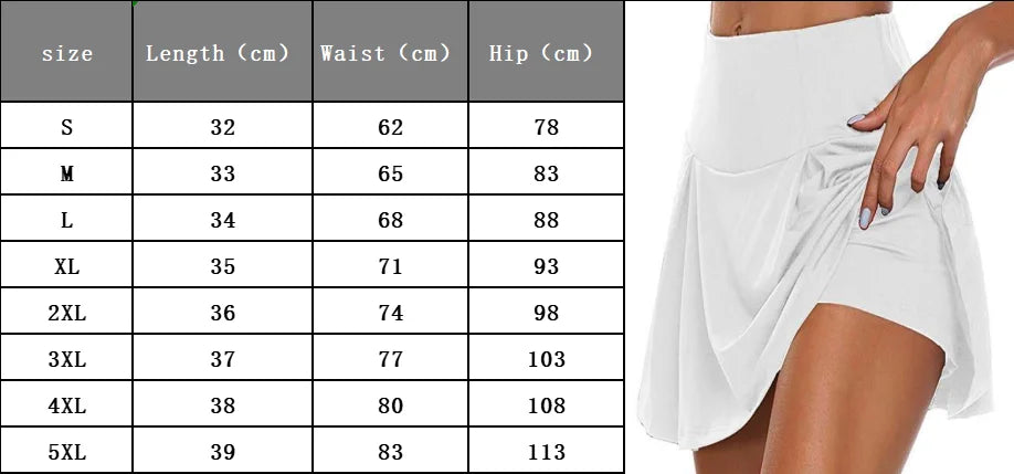 Breathable High-Waist Skort⎥Sporty Running & Jogging Shorts for Women.