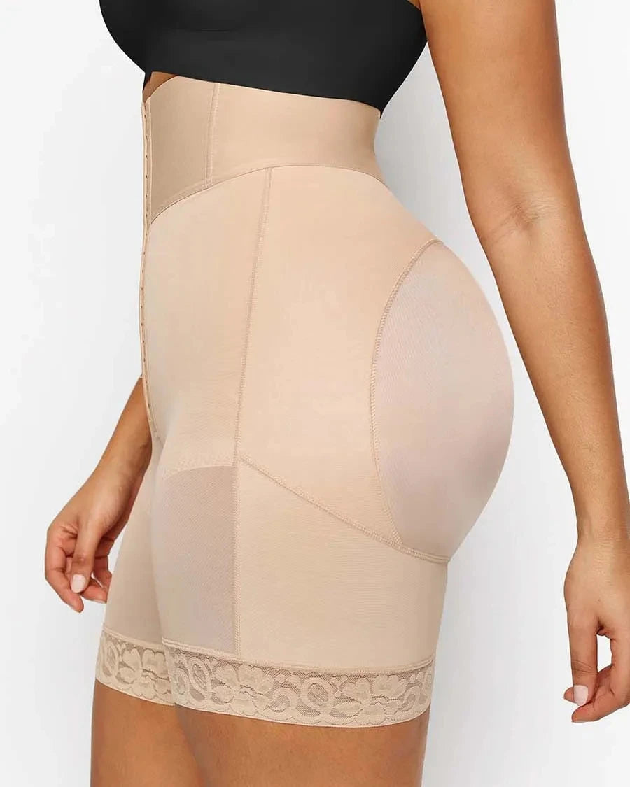 High Waist Tummy Control Booty Shorts⎥3-Boned Women's Shaping Underwear