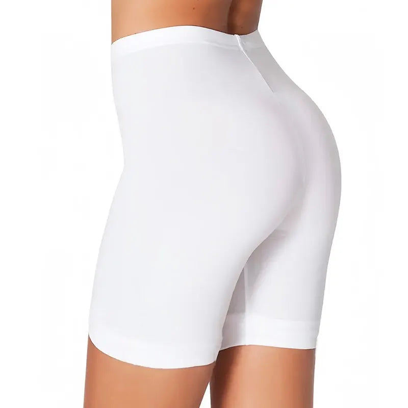 High Waist Elastic Tight Fitness Shorts⎥Slim Sexy White Skinny Biker Shorts for Women