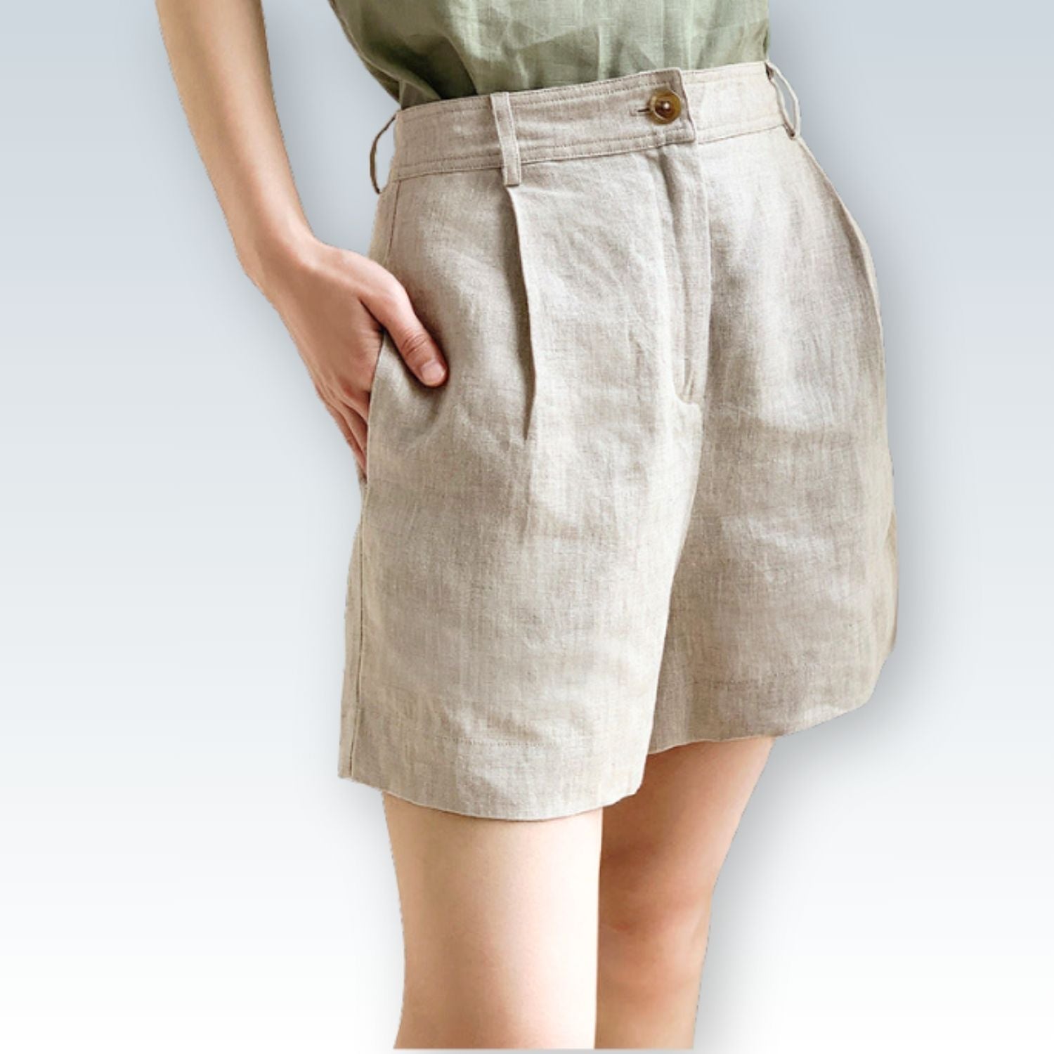 Lightweight Linen Shorts | Women’s Breathable, Relaxed Fit