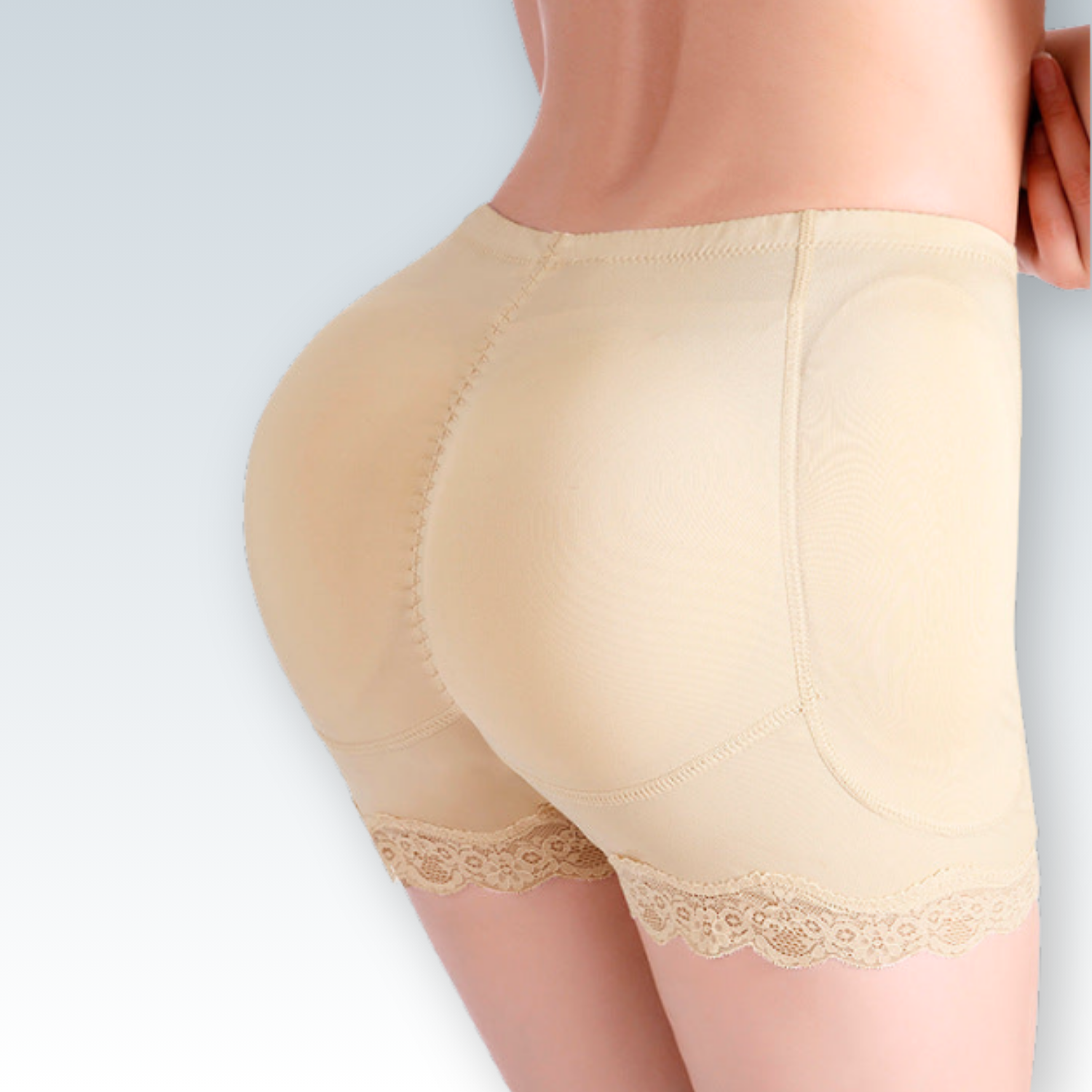 Sculpting Body Shaper Shorts with Lace Trim | Seamless Comfort & Invisible Lift