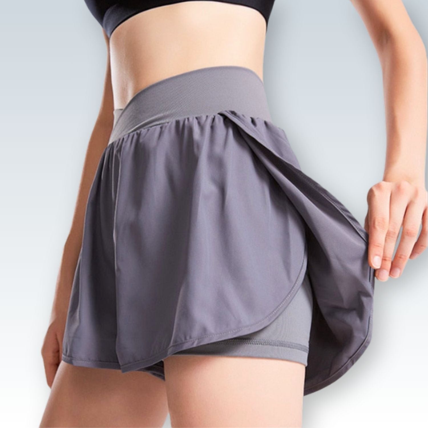 Active Airflow Running Shorts | Quick-Dry Performance Fabric with Hidden Stretch Shorts for Women