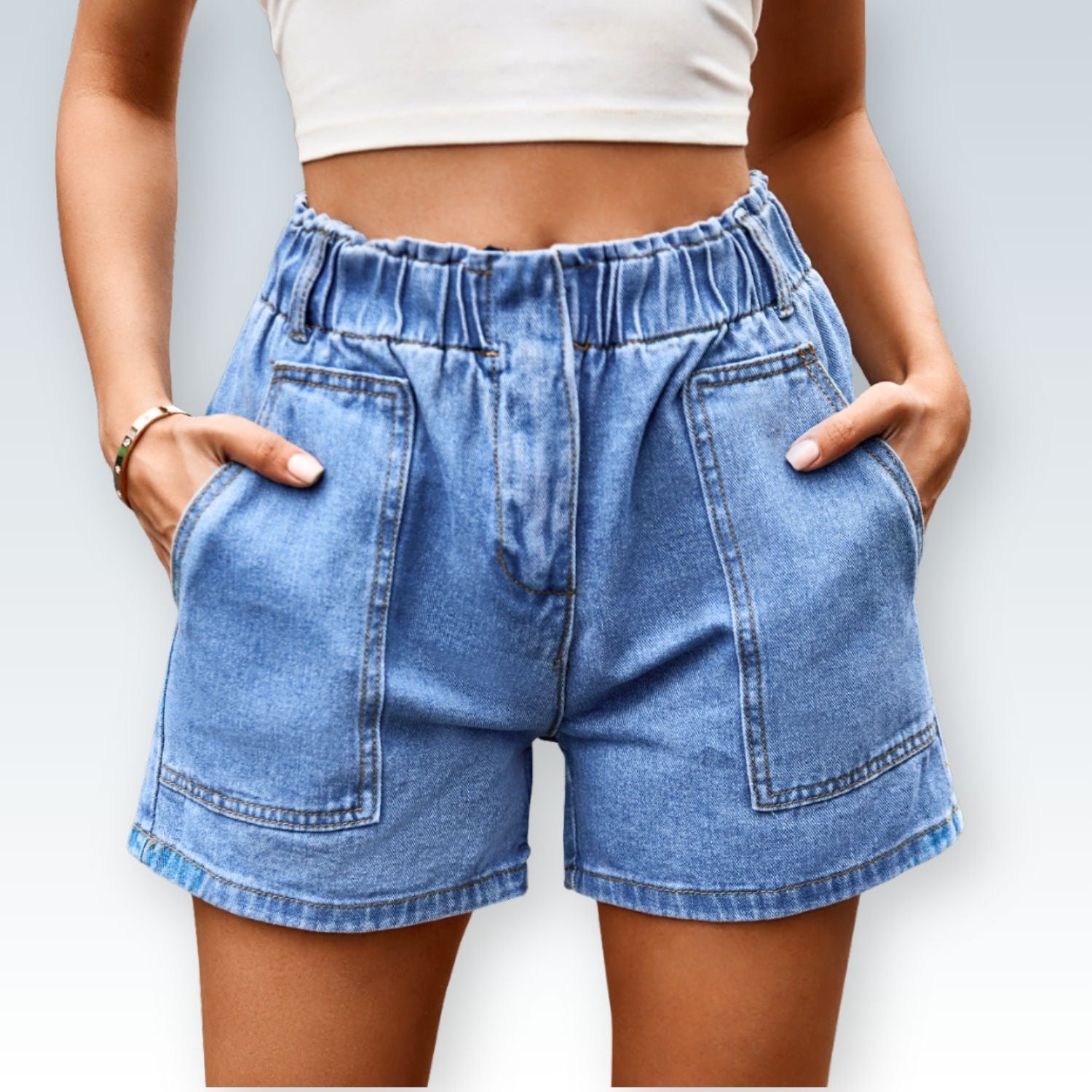 90s Jorts Comeback | Women's High-Waisted Denim Shorts