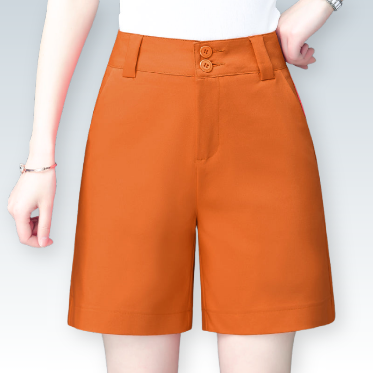 High-Waist A-Line Shorts | Tailored Elegance for the Modern Wardrobe