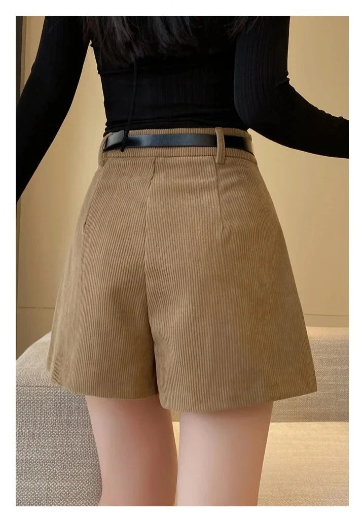 Casual Chic Corduroy Shorts | Versatile and Comfortable Women's Fashion