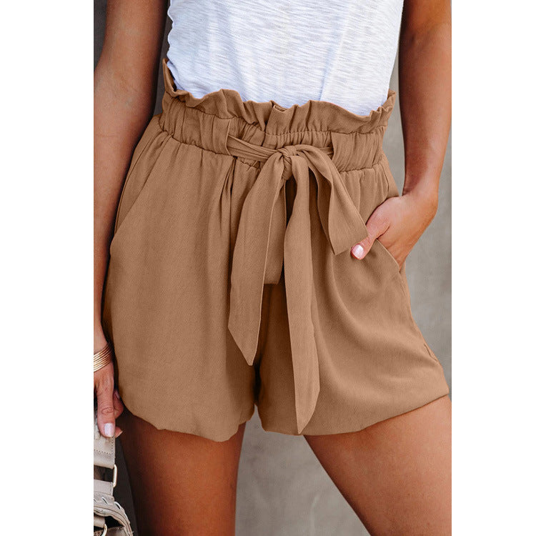 Elegant Tie-Waist Shorts | Breezy Shorts with Adjustable Waist