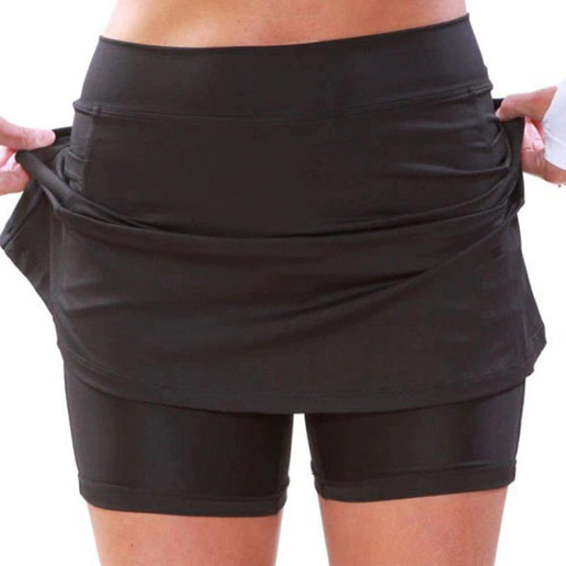 Athletic A-Line Skort for Women⎥Stylish Fake Two-Piece Shorts with Pockets