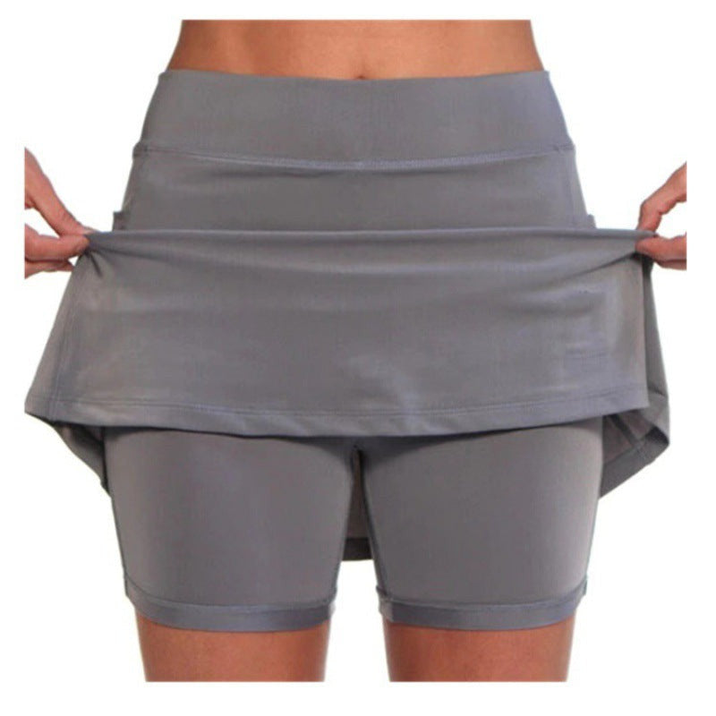 Athletic A-Line Skort for Women⎥Stylish Fake Two-Piece Shorts with Pockets